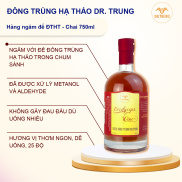 Đế đông trùng hạ thảo khô chai 750ml Dr. Trung đã ngâm