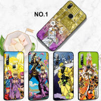 Casing หรับ OPPO F5 A73 F7 F9 Pro A7X F11 F17 F19 A74 A95 Pro Find X3 Pro Lite Neo R9 R9s F1 Plus A76 Reno 7 7Z 6Z EL61 JoJo Bizarre Adventure Anime Pattern Phone เคสโทรศัพท์