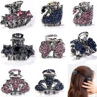 [hot]✐❁  Claw Hair Small Metal Claws Grippers Rhinestone Clamps Accessories for and