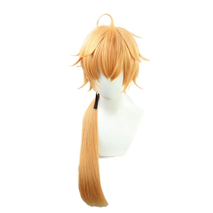 AGCOS In Stock Game Genshin Impact Tohma Cosplay Wig