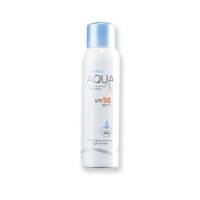 MISTINE สเปรย์กันแดด AQUA BASE SUNSCREEN BODY SPRAY SPF 50 PA+++ 100ml (ขวดสีขาว)