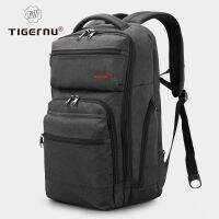 【jw】◑♕ Tigernu-Mochila Anti-Roubo Laptop para Homens e Mulheres Carregamento USB Splashproof Saco de Escola Grande Marca Masculina 15.6