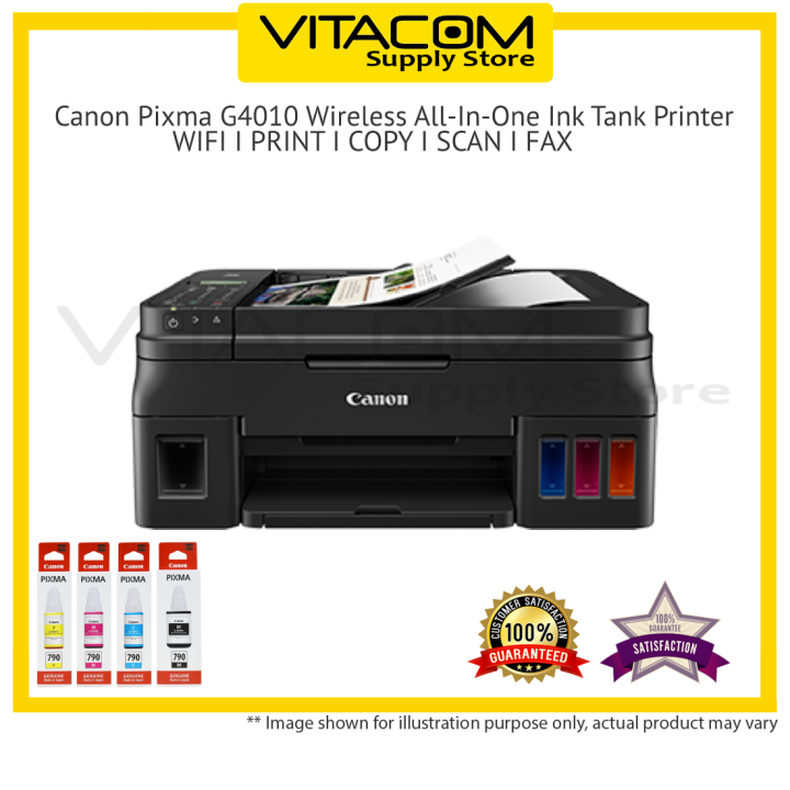 Canon PIXMA G4010 AllInOne Ink Tank Wireless Printer Print/Scan