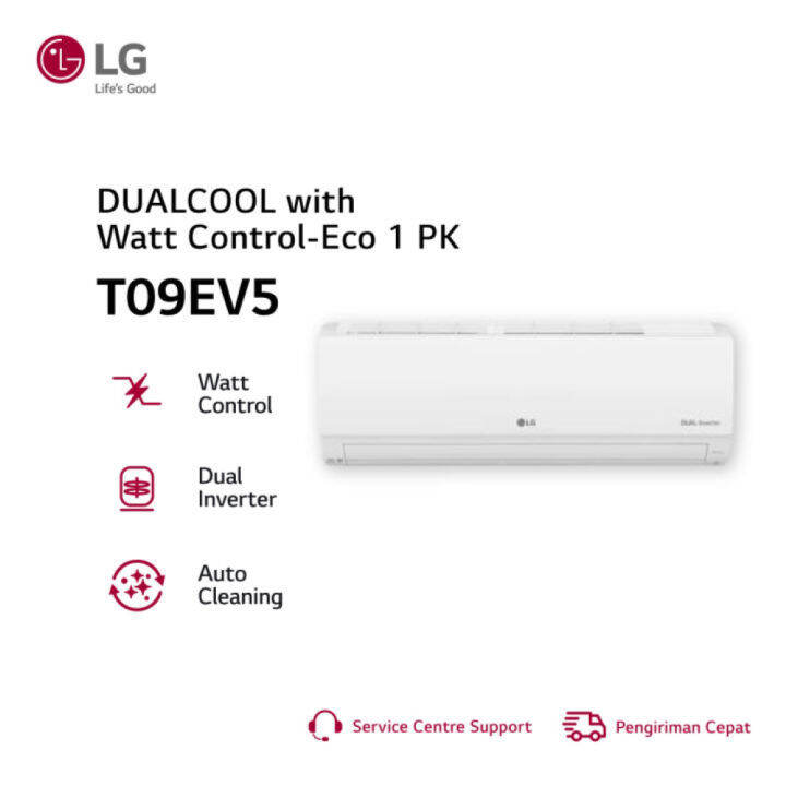 Lg Ac Dual Cool Eco Inverter Pk T Ev T Ev Garansi Resmi Lazada Indonesia