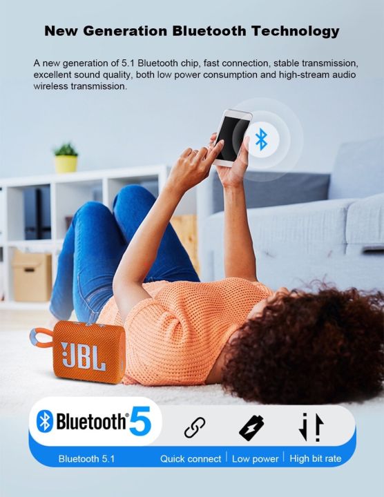 jbl-go-3-ลำโพงบลูทูธ-กันน้ำ-เสียงดี-ขนาดเล็กพกพาสะดวก-bluetooth-speaker