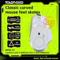 ✟☾✉ 2 Sets TALONGAMES Custom Curved Edge Mouse Skates For Logitech G502X Wired Wireless Universal Mouse Feet Replacement