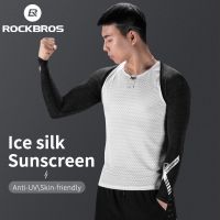 【JH】 ROCKBROSS Silk Anti-UV Protection Shawl Sleeve Cycling Arm Sleeves Fishing Outdoor Warmers