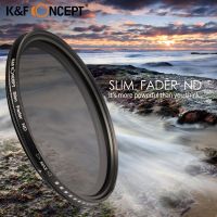 K&amp;F CONCEPT 52mm ND Filter Fader Neutral Density Adjustable ND2 to ND400 Variable Filter for Canon Nikon DSLR+ Camera