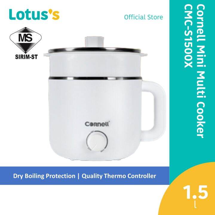 Cornell 1.5L Mini Multi Cooker CMCS1500X Lazada