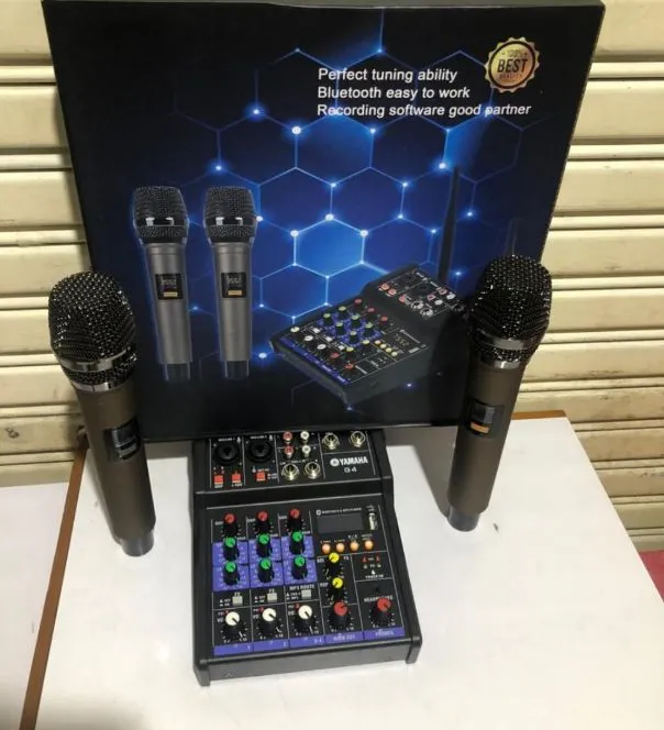 mixer audio YAMAHA G4+ 2 mic wireless Lazada Indonesia