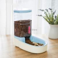 Automatic Dog Feeder Waterer Gravity Pet Food Dispensers Cat Water Dispenser Large Capacity Storage Container Food Water Bowl