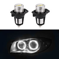 2Pcs Angel Eyes ไฟสำหรับ BMW 3 Series E90 E91 Canbus ข้อผิดพลาดฟรี LED Angel Eyes Marker หลอดไฟรถอุปกรณ์เสริม