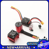 กันน้ำ3650 Brushless S3650มอเตอร์กันน้ำ2300kv/ 3100kv/ 3900kv/ 4300kv 60a Brushless Esc Xt60เสียบกับระบายความร้อนสำหรับรถ Rc 1/8 1/10 Tamiya