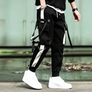 Shop Korean Trendy Fashion Overalls Street Loose Tr Pi Users Mens