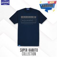 ราคาถูกเสื้อยืด AQUANINE-SUPER KABUTO NAVY เสื้อยืดสีกรม ลิขสิทธิ์แท้S-5XL