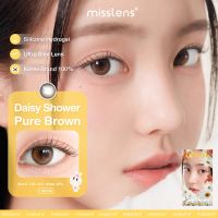 Misslens/Chuu  รุ่น Daisy Shower สี Pure Brown (รายเดือน)/ รองรับสายตาปกติ, สายตาสั้น -0.50 ถึง -8.00