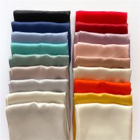 Solid 70cm Silk Satin Scarf for Women Luxury Neck Tie Female Hair Band Wrist Foulard Shawl Wraps Headband Hijab Bandana New