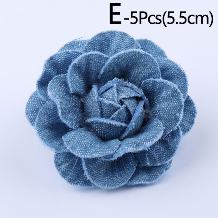 xinyi3-5ชิ้นมัลติฟังก์ชั่-h-eadwear-ตกแต่งผ้าดอกไม้เสื้อผ้าแต่งหน้าผ้ายีนส์อุปกรณ์-diy-อุปกรณ์เย็บผ้างานฝีมือที่ทำด้วยมือ