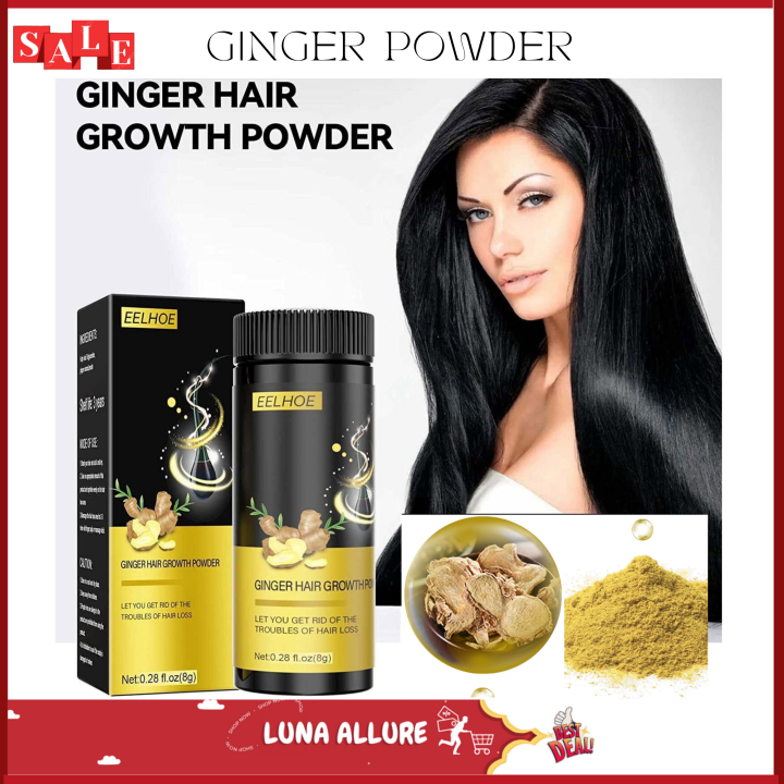 Ginger Essence Nourishing Hair Growth Powder Hair Building Thickening Hair Fibers Spray Instant
