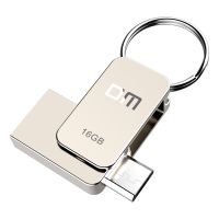 DM PD020 USB Flash Drive 16GB Metal OTG Pendrive High Speed USB Memory Stick 32GB pen Drive Real Capacity 64GB USB Flash U disk