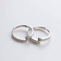 [COD] new Inseparable innovative design simple ring men and women are a natural pair to send girlfriend gifts