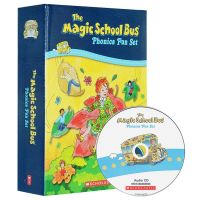 English original picture book Magic School Bus phonics fun gift box containing 12 volumes with CD English childrens interesting stories popular science encyclopedia reading materials genuine books