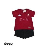 Jeep BABY GIRL 2-IN-1 เสื้อแขนสั้น และกระโปรง สําหรับเด็ก 772840-770143 br