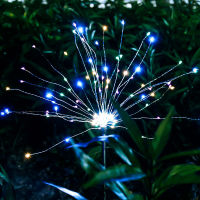 200 LED Solar Garden Lights Outdoors Decoration Street Lawn Lamps Dandelion Exterior Firework lights Courtyard Holiday lighting