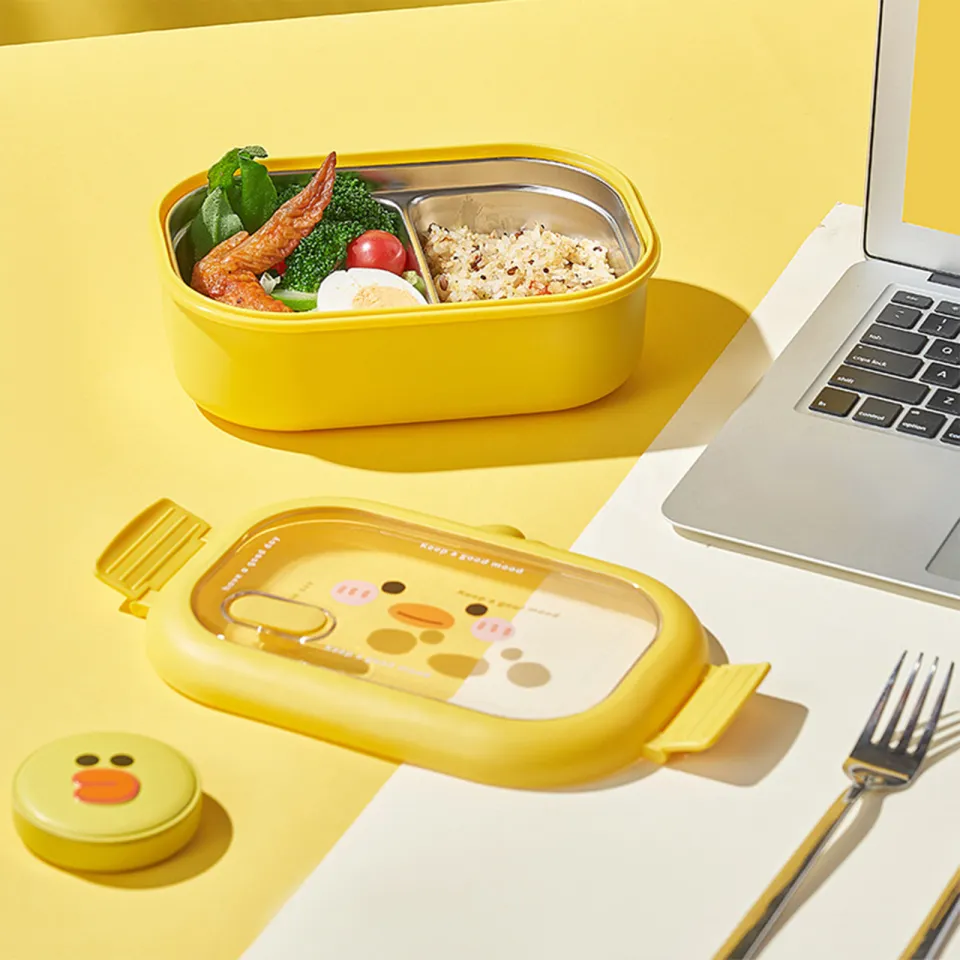 Yellow Duck 1000ML Kawaii Lunch Bento Box