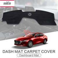 (SSKLO) สำหรับ Mazda 3 2019 2020 Mazda3พรมกันลื่น Dashmat ม่านบังแดด Pad Car Dashboard ผ้าคลุมอุปกรณ์เสริม