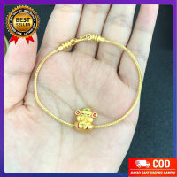 สร้อยข้อมือเทพเจ้าแห่งความมั่งคั่ง Plun-18k ทองทราย18ซม. โมเดลสำหรับทั้งหญิงและชายคนโชคดีสร้อยข้อมือแฟชั่นล็อตเตอรี่ร่ำรวยข้ามคืน