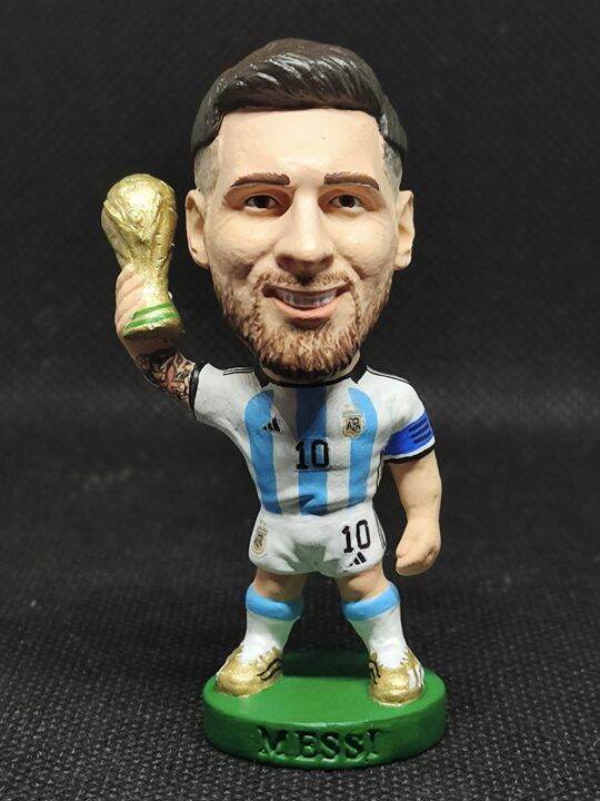 Argentina World Cup Champions Lionel Messi Football Figurine Lazada