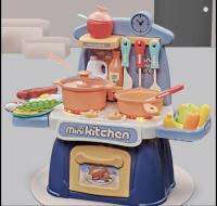 Kids castle ชุดครัวพาสเทลน่ารักรุ่นใหม่  มีเสียง มีไฟ พร้อมอุปกรณ์ 26 ชิ้น