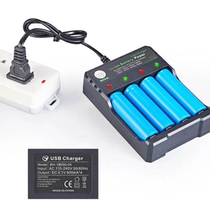 CBT Rechargeable LED Universal Adapter Lithium Battery Charger Fast ...