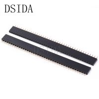 10PCS 1x40pin 1x40p 1x40pin 1x40p Female Pin Header Strip 40 Pin Pitch 2.54 mm Single Row Female Pin Header 1x40 PCB Connector