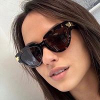 ♞ New Small Rectangle Sunglasses Women 2022 Luxury Brand Classic Cat Eye Lady Sexy Fashion Sun Glasses Shades For Women UV400