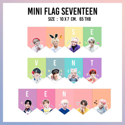 ธงจิ๋ว SEVENTEEN mini flag SEVENTEEN