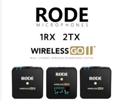 Rode Wireless Go II Wireless Microphone ไมค์ติดกล้องไร้สายแบบหนีบปกเสื้อ รับประกันศูนย์ 2 ปี