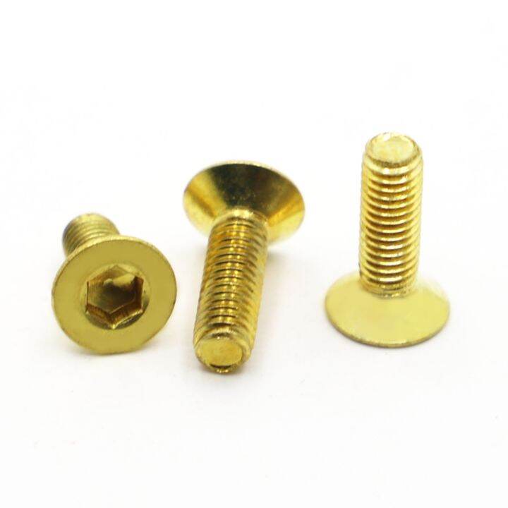 m3-m4-m5-m6-m8-brass-dlat-hexagon-hex-socket-countersunk-head-allen-bolt-screw-din7991