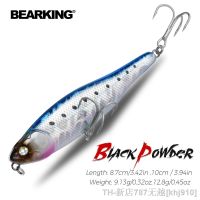 hot【DT】△☌✣  BEARKING BLACK POWDER 10cm 8.7cm hot model lures hard bait 30color pencil quality professional walk dog action