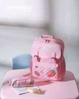 BeddyBear SchoolBag เบ็ดดี้แบร์ "Amusement Park Collection"กระเป๋าสะพายหลัง กันน้ำ แถม ! กระเป๋าดินสอเข้าเซ็ท สีชมพู BB107-002