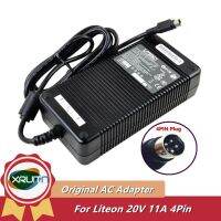 PA-1121-03 Liteon ของแท้แหล่งจ่ายไฟแล็ปท็อป20V 11A 220W สำหรับ Clevo D700T D9K D90T D9T D900T D900K ที่ชาร์จอะแดปเตอร์ AC ของ Netbook