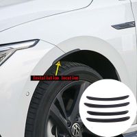 For Volkswagen Golf 8 Car Fender Flares Mud Flaps Arch Wheel Eyebrow Lips Strips Sticker Trim Abs Black Exterior Accessories