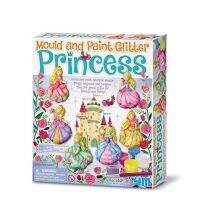 4M Mould &amp; Paint - Glitter Princess ชุดของเล่นศิลปะ ปูนปั้น ระบายสี รูปเจ้าหญิง ในชุดประกอบด้วย อุปกรณ์ทำปูนปั้น พร้อมสีระบายสดใส