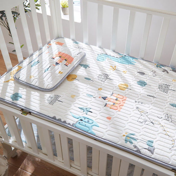 2021baby-sleeping-mat-120-x60-crib-mat-baby-bed-mattress-cover-protector-crib-sheets-bed-sheet-toddler-kids-summer-cooling-bedding