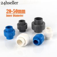 HOT ERYUUZMKLIO 115 1Pcs 20 50Mm PVC Union Aquarium Fitting Pipe Coupling Water Supply Connector เส้นผ่านศูนย์กลางภายใน