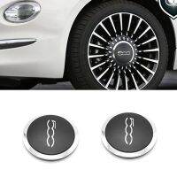 2Piece Hubcap for Fiat 500 Abarth Wheels Centre Hub Caps Dust Cover 68078419AC 68078421AC 51884863