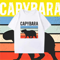 ฤดูร้อนเสื้อยืดฤดูร้อนระเบิดเสื้อยืด capybara จัดส่งทันที! เสื้อยืดคอตตอนฤดูร้อน เสื้อยืดพิมพ์ฤดูร้อน เสื้อยืดลำลองฤดูร้อน S-5XL