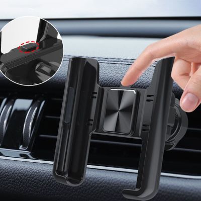 ；‘【】- Car Phone Holder Air Vent Clip Mount Universal Car Gravity Holder GPS Stand Rack Mobile Phone Stand GPS For