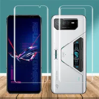 ฟิล์มไฮโดรเจลบางพิเศษสำหรับ Asus ROG โทรศัพท์6 ROG6 Phone6 Pro 6Pro 6.78 "Clear Soft TPU ด้านหน้ากลับเต็มฝาครอบป้องกันหน้าจอฟิล์ม